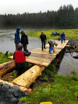 Alaska Bridge Building