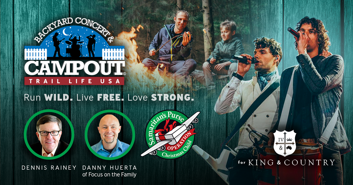 Trail Life USA Celebrates Families with Second Annual Backyard Concert and Campout Event